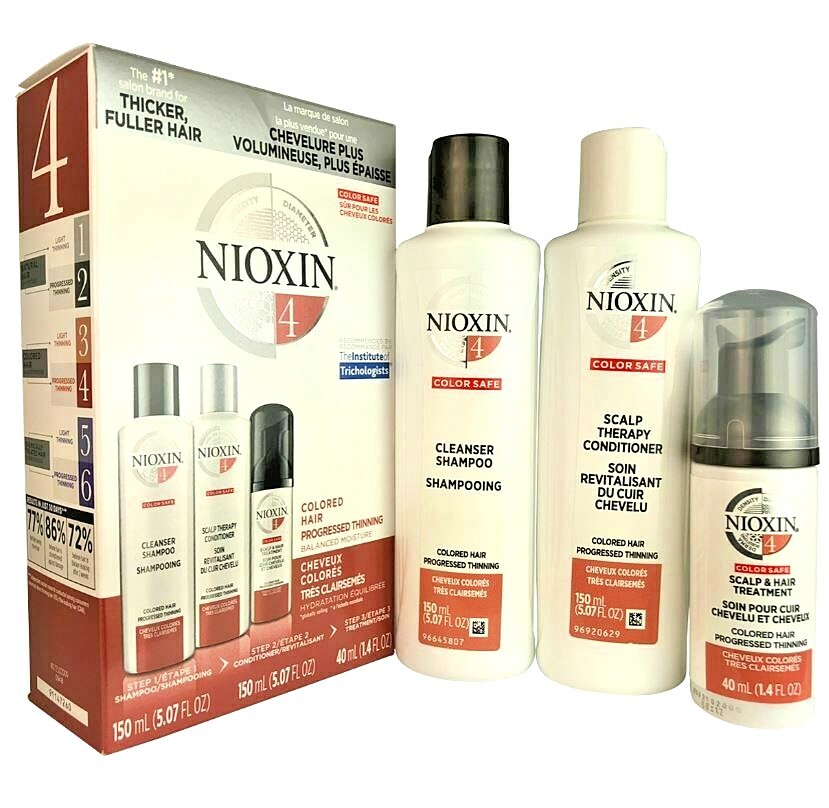 NIOXIN System #4 Cleanser Shampoo Therapy Scalp Therapy Кондиционер НАБОР ДЛЯ УХОДА ЗА ВОЛОСАМИ — купить недорого с доставкой, 17063947